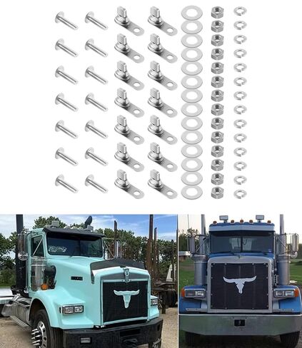 75704-1 طقم أدوات شاشة الحشرات والواجهة الشتوية لـ 1986-2007 Peterbilt 357, 375, 377, 378, 379 in Kuwait
