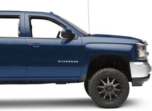 عاكس غطاء محرك السيارة المدخن | واقي درع الحشرات من الأكريليك منخفض المستوى لحماية حافة غطاء المحرك | تركيب بدون حفر | متوافق مع تشيفي سيلفرادو 1500 2016-2018 in Kuwait