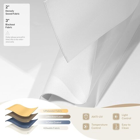 Boolegon No Drill No tools Zebra Shades, Filtering zebra blinds, Dual Layer Cordless Zebra Blinds, Privacy Protection window blinds, Light control window shades, Easy to install , Grey, 34.5"W x 64"H in Kuwait