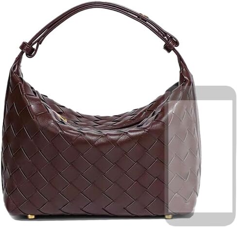 Woven Purse for Women, Braided Vegan Leather Woven Bag, Slouchy Mini Hobo Tote Purses, Small Top-Handle Shoulder Handbag in Kuwait