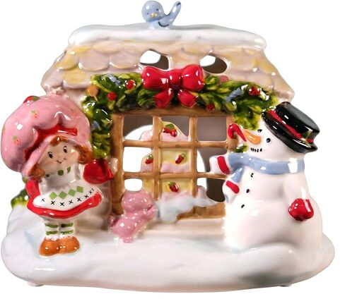 Strawberry Shortcake Snowflake Sweetness Candle House Created by Blue Sky Clayworks in Saudi Arabia