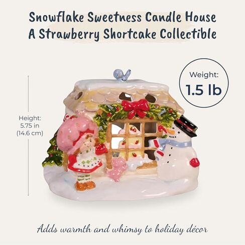 Strawberry Shortcake Snowflake Sweetness Candle House Created by Blue Sky Clayworks in Saudi Arabia