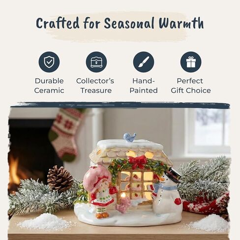Strawberry Shortcake Snowflake Sweetness Candle House Created by Blue Sky Clayworks in Saudi Arabia