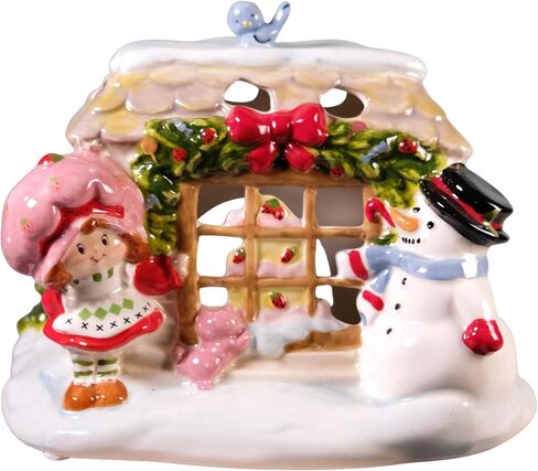 Strawberry Shortcake Snowflake Sweetness Candle House Created by Blue Sky Clayworks in Saudi Arabia