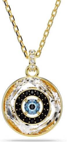 SWAROVSKI Symbolica pendant Evil eye, Small, Multicolored, Gold-tone plated in Saudi Arabia