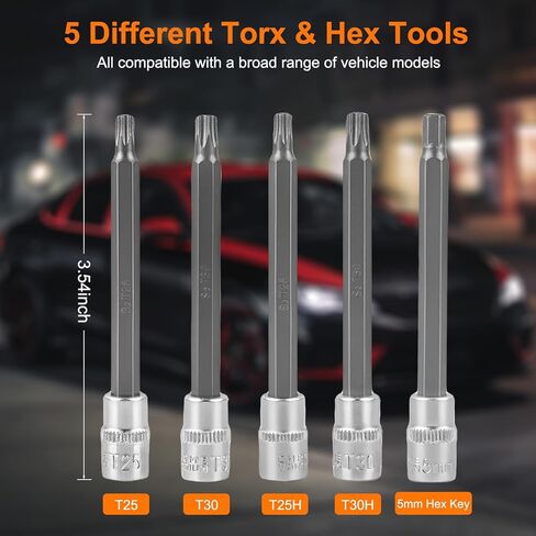 مجموعة أدوات إزالة الوسائد الهوائية مكونة من 12 قطعة، مجموعة مفاتيح فك الوسائد الهوائية الاحترافية مع لقم توركس وأدوات فك، مجموعة أدوات إزالة الوسائد الهوائية الفولاذية شديدة التحمل لإصلاح السيارات وصيانة المرآب in Kuwait