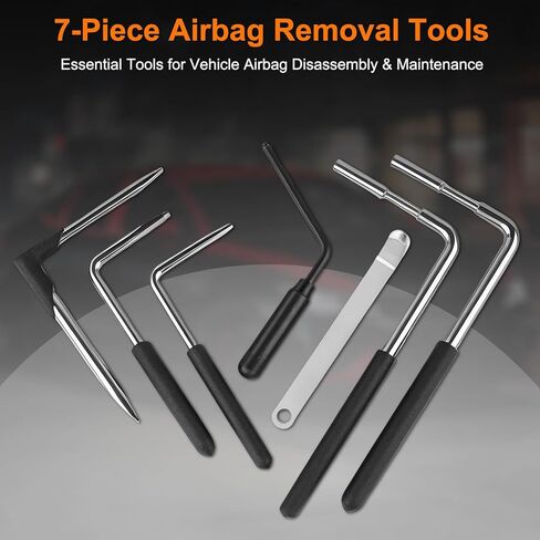 مجموعة أدوات إزالة الوسائد الهوائية مكونة من 12 قطعة، مجموعة مفاتيح فك الوسائد الهوائية الاحترافية مع لقم توركس وأدوات فك، مجموعة أدوات إزالة الوسائد الهوائية الفولاذية شديدة التحمل لإصلاح السيارات وصيانة المرآب in Kuwait