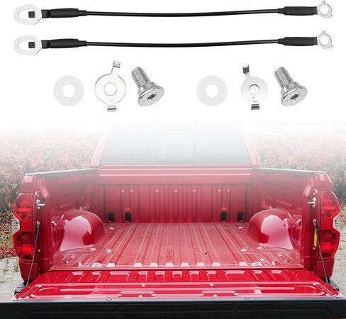 Tailgate Cable Strap with Bolt Fit for Toyota Tundra 2007-2021 Tail Gate Support Cable Straps Replaces # 65770-0C060 65770-0C070 Rear Tailgate Driver and Passenger Side in Saudi Arabia