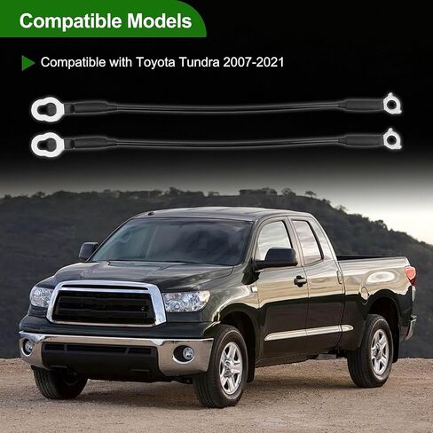 Tailgate Cable Strap with Bolt Fit for Toyota Tundra 2007-2021 Tail Gate Support Cable Straps Replaces # 65770-0C060 65770-0C070 Rear Tailgate Driver and Passenger Side in Saudi Arabia