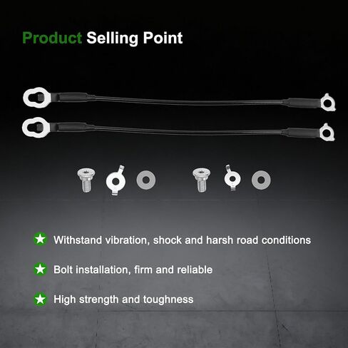 Tailgate Cable Strap with Bolt Fit for Toyota Tundra 2007-2021 Tail Gate Support Cable Straps Replaces # 65770-0C060 65770-0C070 Rear Tailgate Driver and Passenger Side in Saudi Arabia