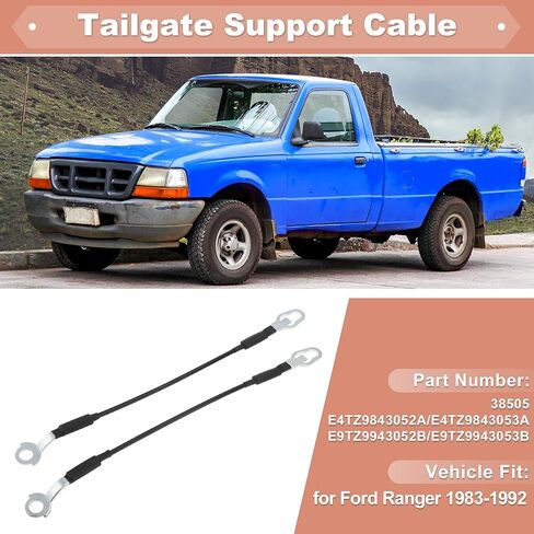 No.38505/E4TZ9843052A/E4TZ9843053A/E9TZ9943052B/E9TZ9943053B Tailgate Support Cables for Ford for Ranger 1983-1992 Tailgate Lift Cable in Saudi Arabia