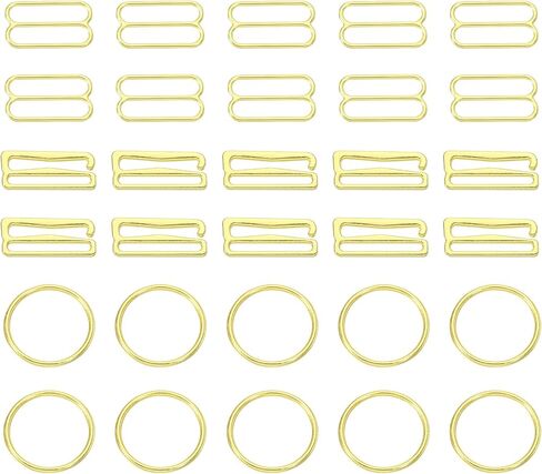 uxcell 9 Shape Bra Strap Hooks, Adjustment Slide Bra Strap Clips, Bathing Suit Clasp, Bra Hook in Saudi Arabia