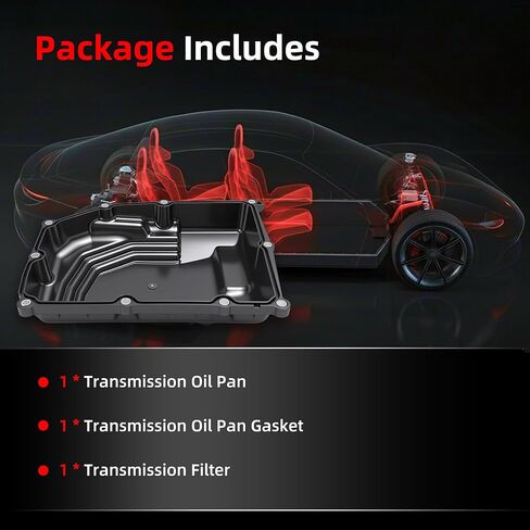وعاء زيت ناقل الحركة مع حشية وفلتر ناقل الحركة لسيارة Toyota Camry 18-22/RAV4 19-22/Highlander 17-22/Avalon 19-22، لسيارة Lexus ES350 19-22/ES250 21-22، L4 V6 2.5L 3.5L، 0440465، 3515106010 in Kuwait