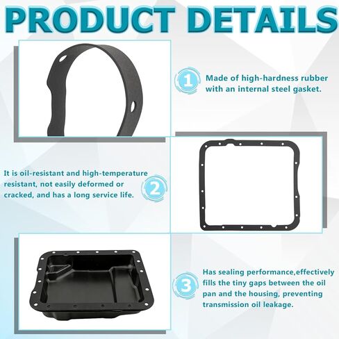 نماذج بديلة لحشية وعاء زيت ناقل الحركة: TOS18663، 8654799، 749014PO، 8642360. متوافقة مع شيفروليه، تشيفي، سيلفرادو 1500 1980-2014 / بونتياك/جي إم سي/بويك/كاديلاك/هامر، إلخ. in Kuwait