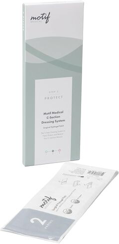 Motif Medical, Stage 3 Restore, Scar Care Dressing, C-Section Bandage System, Maternity Skin Care Accessories - 4 Dressings in Kuwait
