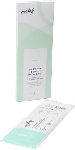 Motif Medical, Stage 3 Restore, Scar Care Dressing, C-Section Bandage System, Maternity Skin Care Accessories - 4 Dressings in Saudi Arabia