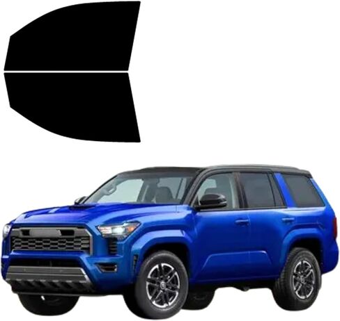 مجموعة ألوان مسبقة القطع من فيلم كربون نانو لسيارة Toyota 4Runner 2025-2026 للسائق والركاب التي تعمل بنظام Windows مقطوعة خصيصًا لتناسب مجموعة Windows المكونة من قطعتين (5% الكل) in Kuwait