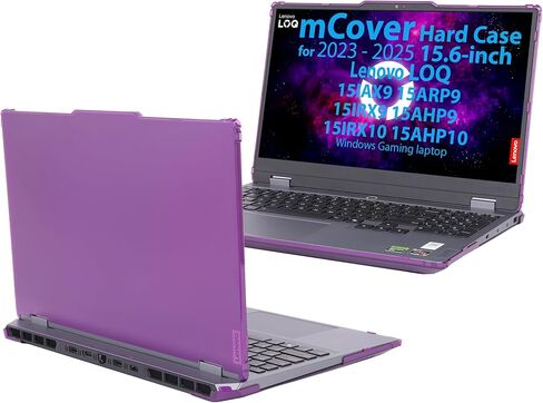 حافظة mCover متوافقة فقط مع أجهزة الكمبيوتر التي تعمل بنظام Windows 2023-2025 15.6 بوصة Lenovo LOQ 15IAX9 15ARP9 15IRX9 15AHP9 15IRX10 15AHP10 (ليست لطرز Lenovo الأخرى) - أسود in Kuwait