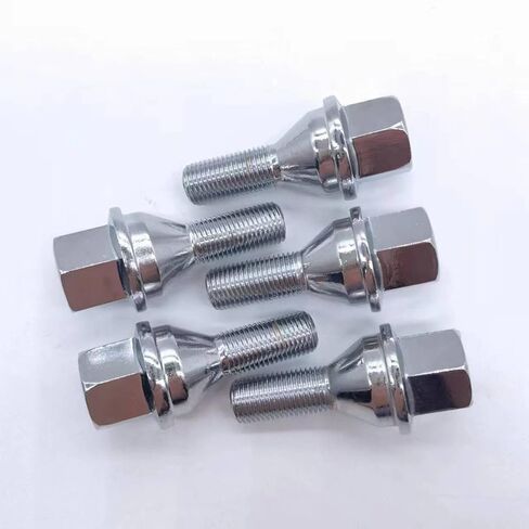 5pcs Wheel Lug Bolts M12x1.25 19mm Hex Length 28mm # 611-005 Replacement for 2014-2022 Jeep Cherokee, 18-23 Jeep Compass, 13-16 Dodge Dart, 15-17 Chrysler 200 in Saudi Arabia