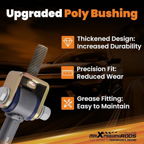 وصلات طرفية لقضيب Sway 0-2 بوصة من maxpeedingrods لـ 1999-2019 Chevy/GMC 2500HD/3500HD/1500HD/1500 Silverado/Sierra in Kuwait