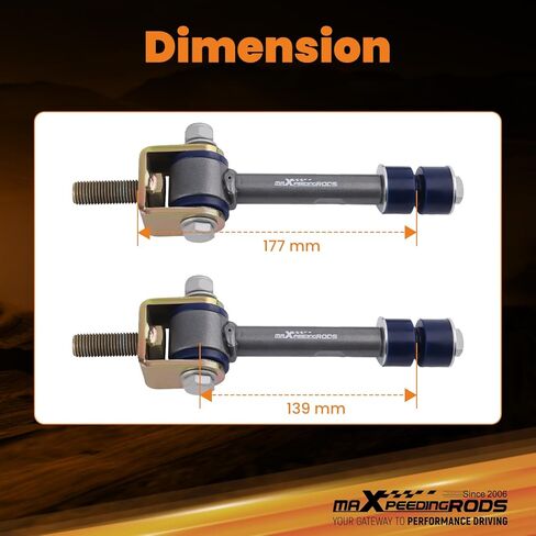 وصلات طرفية لقضيب Sway 0-2 بوصة من maxpeedingrods لـ 1999-2019 Chevy/GMC 2500HD/3500HD/1500HD/1500 Silverado/Sierra in Kuwait