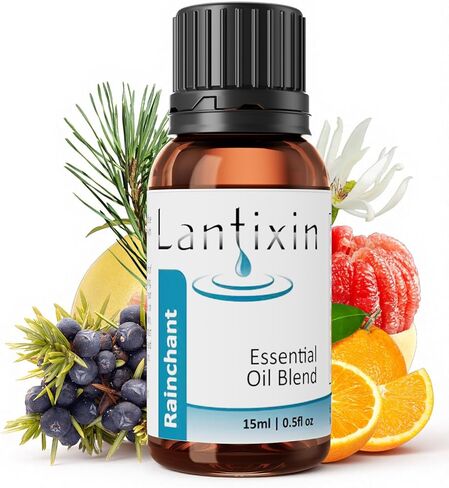 مزيج الزيوت العطرية "Moonglade Soothing" من Lantixin - اللافندر والبابونج الروماني وإكليل الجبل للناشرين - العلاج العطري المهدئ للمنزل والفندق - 0.5 أونصة سائلة in Saudi Arabia