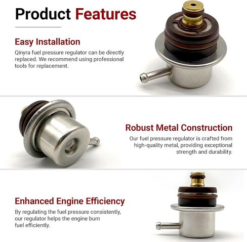 Fuel Injection Pressure Regulator Replacement for Volkswagen Golf 1993-2006 Eurovan 1992-2003 Beetle 1998-2005 Jetta 1993-2005 Cabrio 1995-2002 Compatible with Audi TT, Replaces 0280160557 in Kuwait