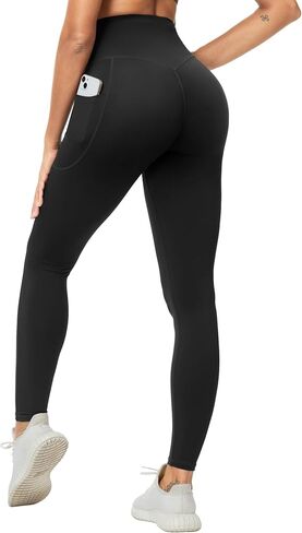 THE GYM PEOPLE Women's Scrunch Butt Lifting Yoga Pants High Waisted Stretch Athletic Workout Leggings with Pockets in Saudi Arabia