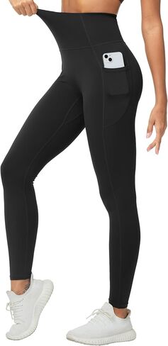 THE GYM PEOPLE Women's Scrunch Butt Lifting Yoga Pants High Waisted Stretch Athletic Workout Leggings with Pockets in Saudi Arabia