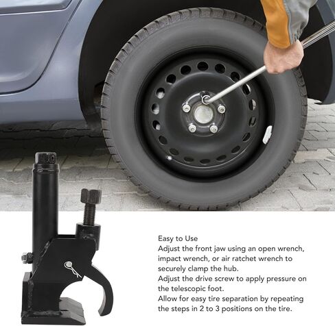 Bnineteenteam Manual Tire Bead Breaker, Metal Portable Tire Bead Breaker Changer Repair Tool Fit for ATVs UTVs Tractors Trucks Cars in Kuwait