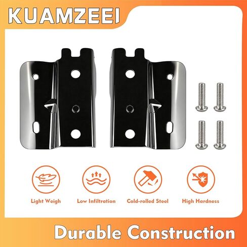 68163704AB 68163705AB Soft Top Left and Right Bow Brackets with 4 x Screws Compatible with Jeep Wrangler JKU 4-Door Only in Kuwait