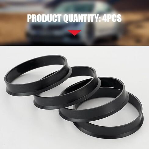 WZP 4PCS Hub Centric Rings, OD 73.1mm to ID 60.1mm, Plastic Hub Centric Ring Set, Universal for Most Vehicles with 60.1mm Hubs and 73.1mm Wheel Center Bore in Saudi Arabia