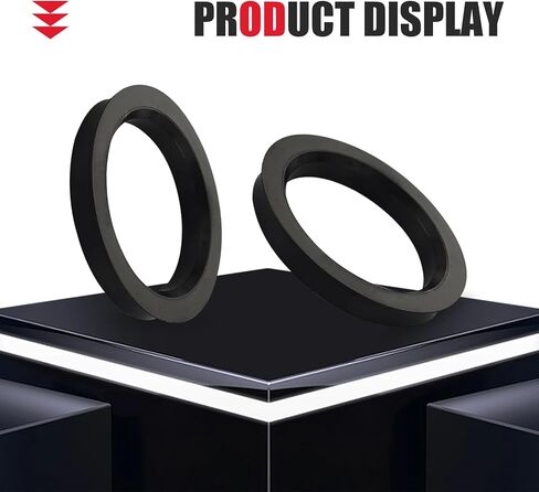WZP 4PCS Hub Centric Rings, OD 73.1mm to ID 60.1mm, Plastic Hub Centric Ring Set, Universal for Most Vehicles with 60.1mm Hubs and 73.1mm Wheel Center Bore in Saudi Arabia