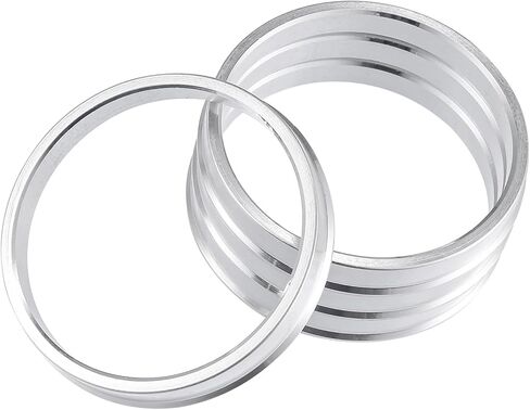 4pcs OD 74.1mm to ID 66.6mm Aluminum Alloy Car Auto Hub Centric Rings Wheel Bore Center Spacer Durable Material in Saudi Arabia