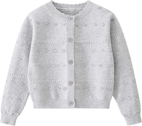 Danny D Girl Cute Pattern Knit Sweater Cardigan Chunky Warm Casual Crewneck Long Sleeve Knit Sweater Tops in Saudi Arabia