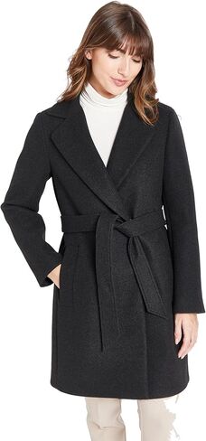 Nine West womens Af8571 - Nine West Mid-length Faux Wool Coat in Saudi Arabia