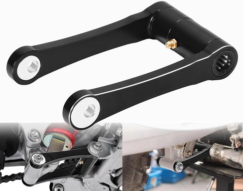 وصلة خفض CRF300L/Rally قابلة للتعديل - نظام تعليق 25 مم - 45 مم متوافق مع CRF 300L / Rally 2021-2025 ذراع ربط خلفي لدراجة نارية ثلاثي الأبعاد (أحمر) in Kuwait