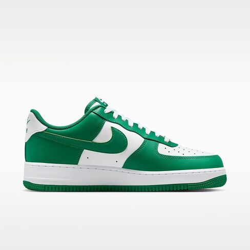 حذاء Nike Air Force 1 '07 للرجال (أبيض/أبيض/ملكيت) in Saudi Arabia