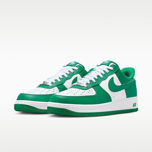حذاء Nike Air Force 1 '07 للرجال (أبيض/أبيض/ملكيت) in Saudi Arabia