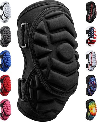 Exxact Sports Defender Plus Softball Elbow Guard Baseball, Batters Baseball Elbow Guard Youth & Adult with Adjustable Straps in Kuwait