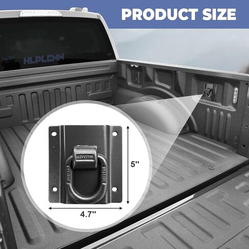 4 قطع من مراسي الربط شديدة التحمل تناسب 2015-2025 Ford F150 F250 F350 & Raptor 2026، ملحقات السيارة لسرير الشاحنة استبدال # FL3Z-99000A64-B & FL3Z-9928408-AB in Kuwait