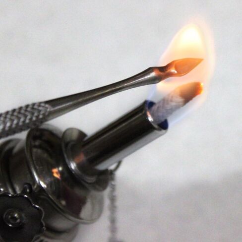 مصباح كحول هوك بفتيل قابل للتعديل | هيكل معدني من النيكل المقاوم للصدأ | فتيل قطني قابل للتعديل مقاس 0.25 بوصة | غطاء مدمج | رائع للتعقيم والتدفئة وتفاعلات الاحتراق في المختبر in Kuwait