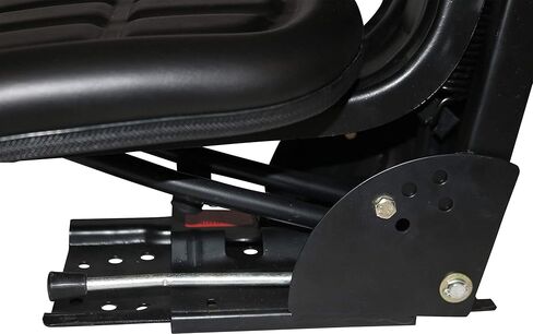 TRAC SEATS BLACK WAFFLE STYLE UNIVERSAL TRACTOR SUSPENSION SEAT WITH TILT FITS FORD/NEW HOLLAND 2000 2310 2600 2610 2810 2910 (SAME DAY SHIPPING - Delivers in 1-4 Business days) in Kuwait