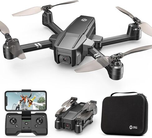 Holy Stone HS440D Drones with Camera for Adults 4K UHD Camera, Unger 249g with GPS Auto Return, Follow Me, Waypoints and Customized Carrying Case in Saudi Arabia