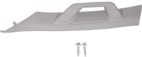 ECOTRIC لوحة مساعدة بمقبض عمود متوافق مع 2014-2019 Chevy Silverado GMC Sierra Grab Bar استبدال الجانب الأيسر للسائق باللون الرمادي لـ 23285089 23285090 in Saudi Arabia