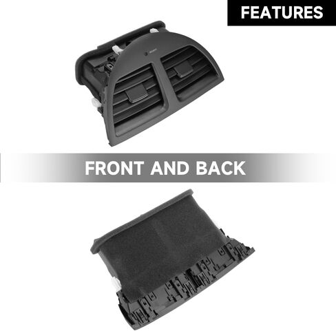 Front Center Dashboard A/C Outlet Vent Panel Air Vent Panel Assembly for Lexus ES350 2007-2009 | Black, Plastic | Replaces 55660-33900 in Saudi Arabia