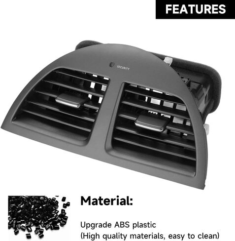 Front Center Dashboard A/C Outlet Vent Panel Air Vent Panel Assembly for Lexus ES350 2007-2009 | Black, Plastic | Replaces 55660-33900 in Saudi Arabia
