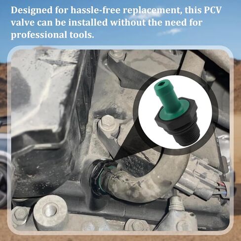 صمام PVC للسيارة، صمام تهوية علبة المرافق الإيجابي للتحكم في اتجاه واحد، OEM#11810EA200 118106N202 استبدال التحديثي السريع للسيارات، متوافق مع Titan Armada QX56 in Kuwait