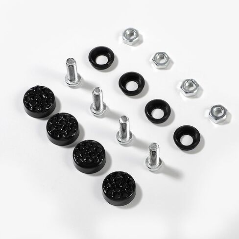 Car License Plate Fasteners Screws Caps Covers Black Universal Rhinestone License Plate Bolt Cap Plastic Washer in Saudi Arabia