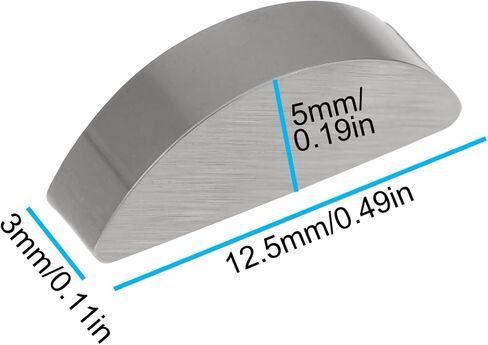 10 قطعة دراجة نارية العمود المرفقي مفاتيح نصف القمر 12.5x5x3 مللي متر متوافق مع فيسبا V50-125 PV ET3 in Kuwait